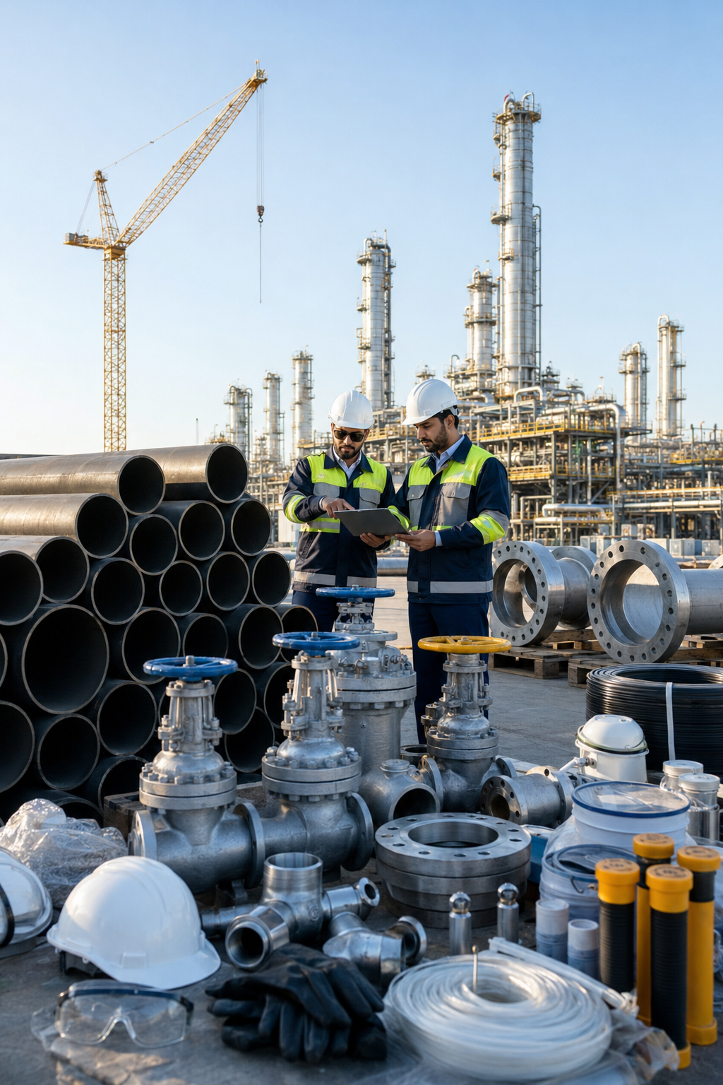 First Optimum team coordinating industrial procurement support