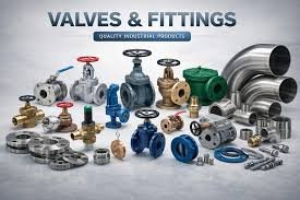 Valves, Pipes, Flanges and Fittings